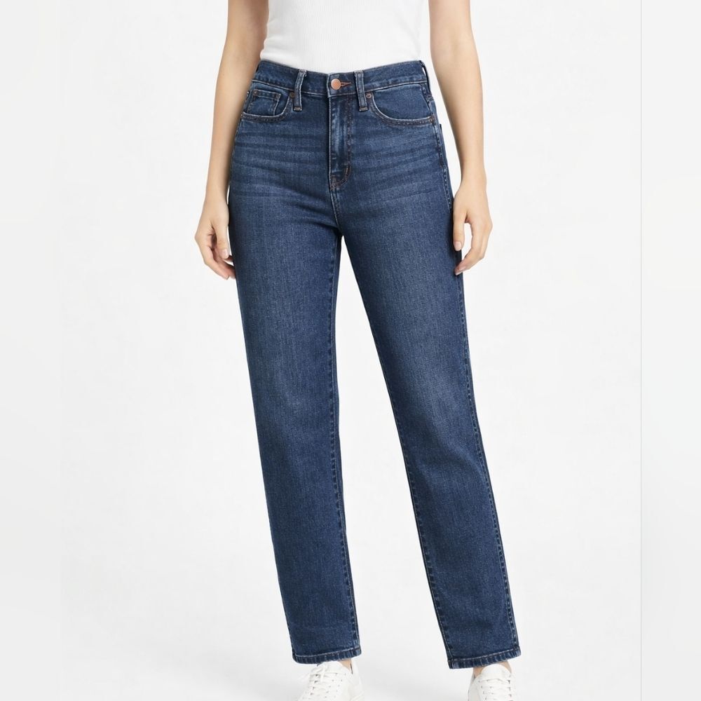 Madewell Womens Indigo Roadtripper Stovepipe Straight Leg Jeans Size 28 Everyday
